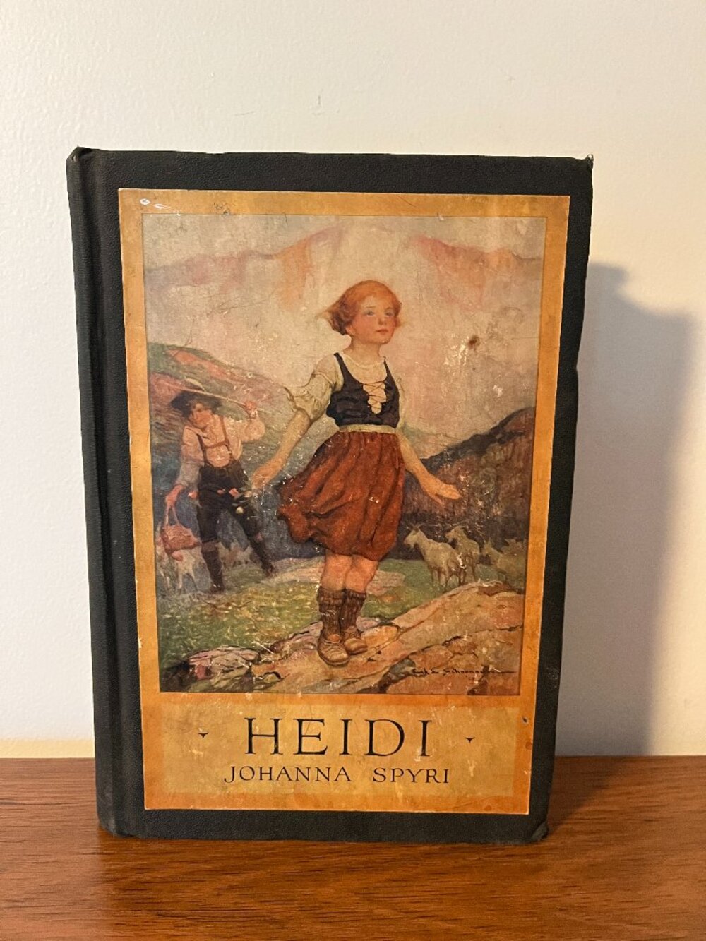 Hardcover Illustration Heidi by Johanna Spyri from 1925
